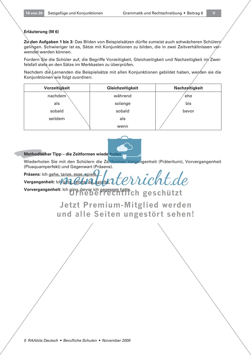 Satzgefüge und Konjunktionen: Verbindungen, Beziehungen und Bedeutung erkennen lernen Preview 8
