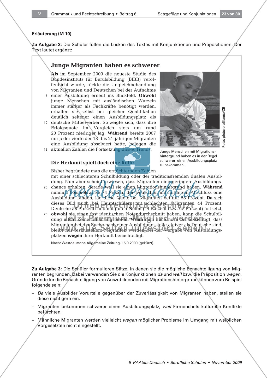 Satzgefüge und Konjunktionen: Konjunktionen und Präpositionen richtig einsetzen Preview 4