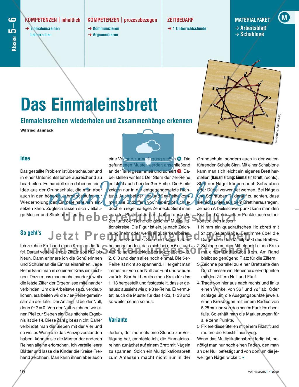 Das Einmaleinsbrett Preview 1