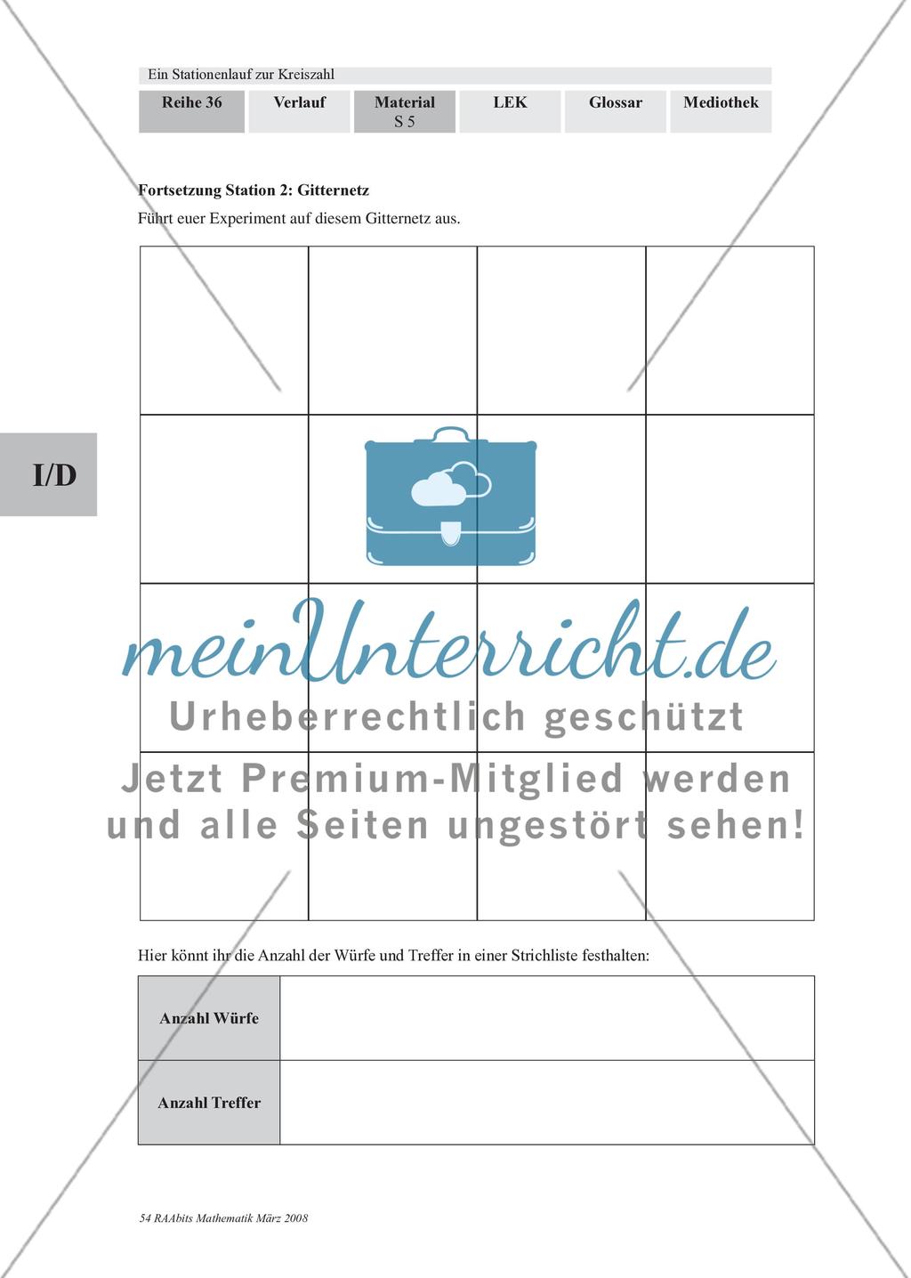 Immer dieses Pi! – Ein Stationenlauf zur Kreiszahl Preview 10