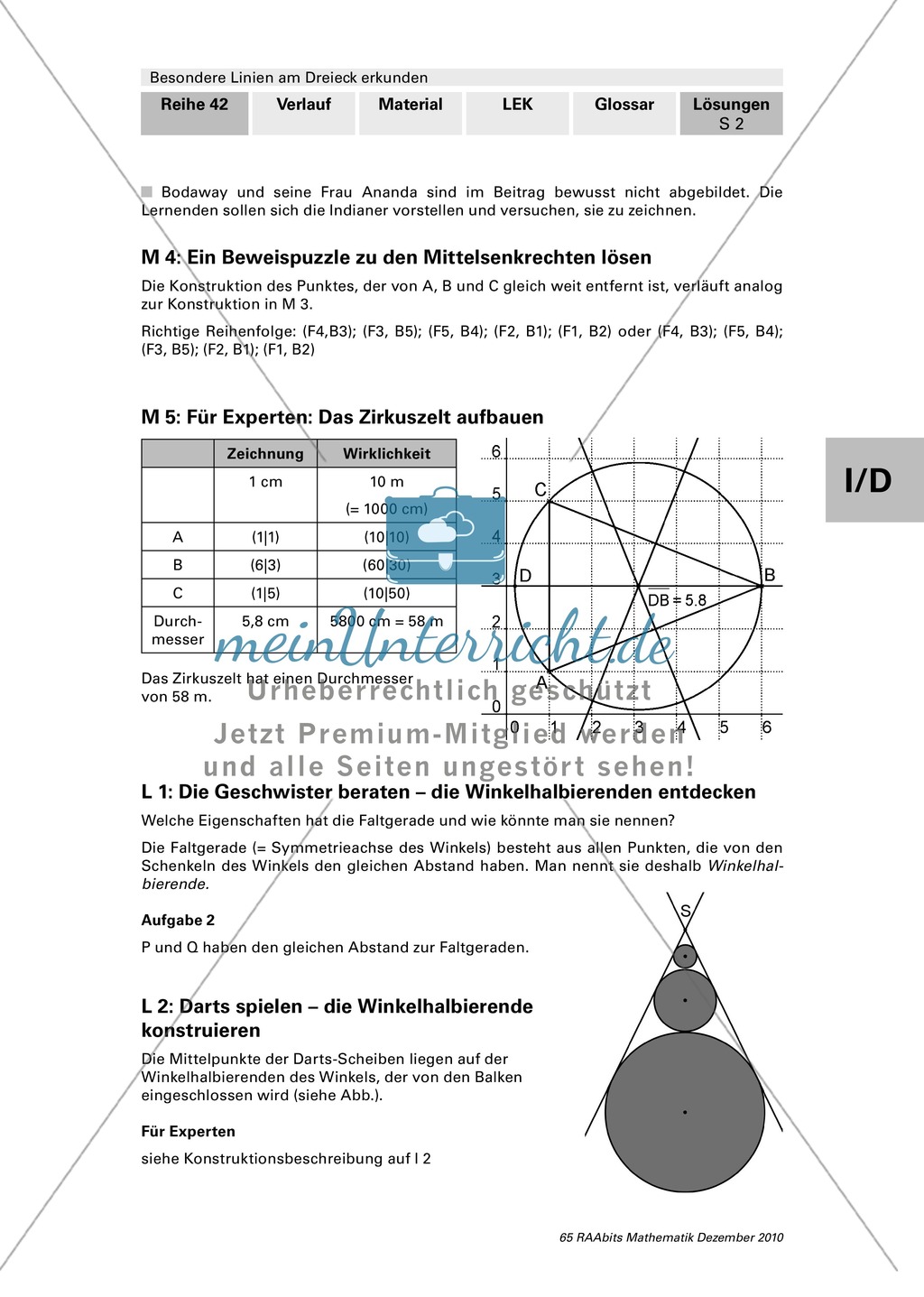 Mittelsenkrechten und Umkreis im Dreieck: Einführung, Defintion und Aufgaben Preview 11