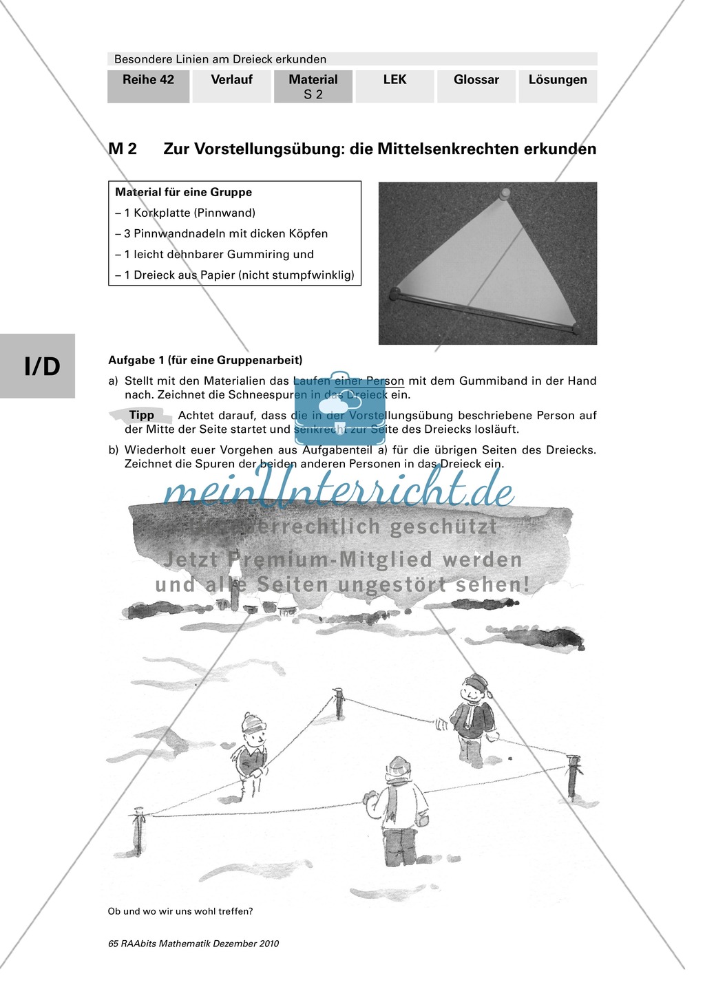 Mittelsenkrechten und Umkreis im Dreieck: Einführung, Defintion und Aufgaben Preview 2
