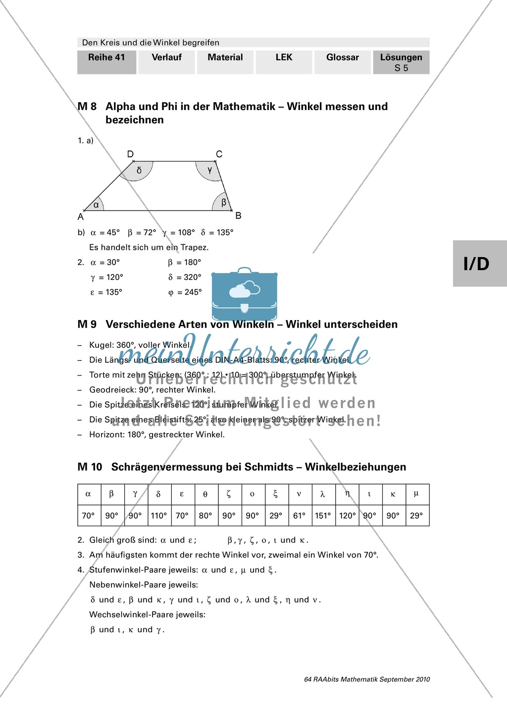 Winkelbeziehungen und Winkelsummen in Figuren Preview 3