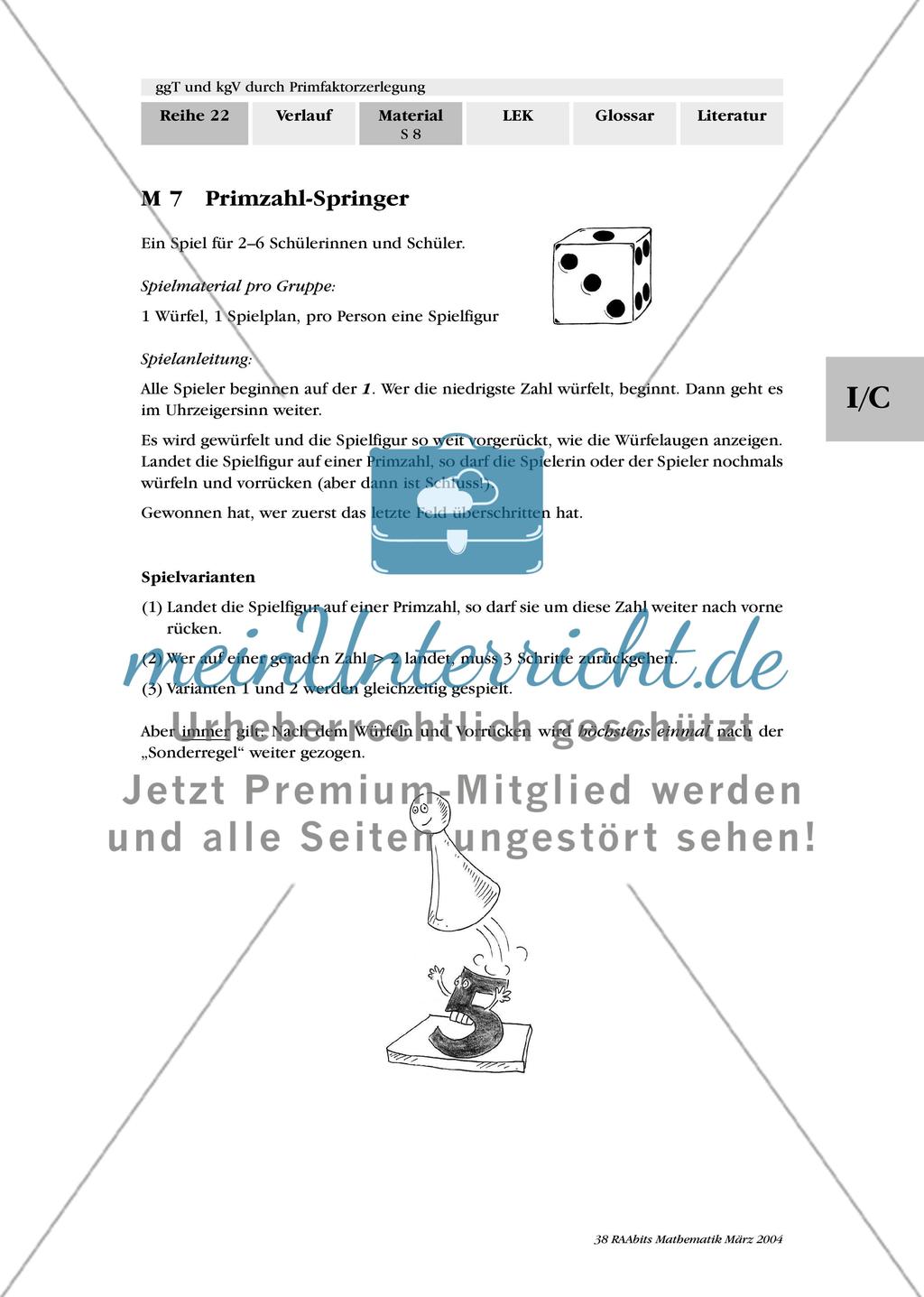 Teilbarkeitsregeln und Primzahlen Preview 7