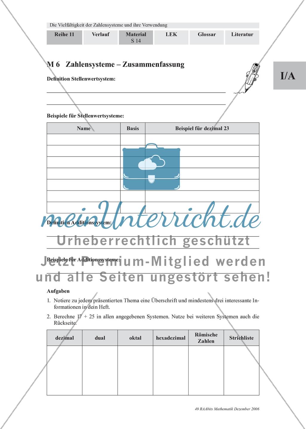 Erarbeitung weiterer Zahlensysteme Preview 10