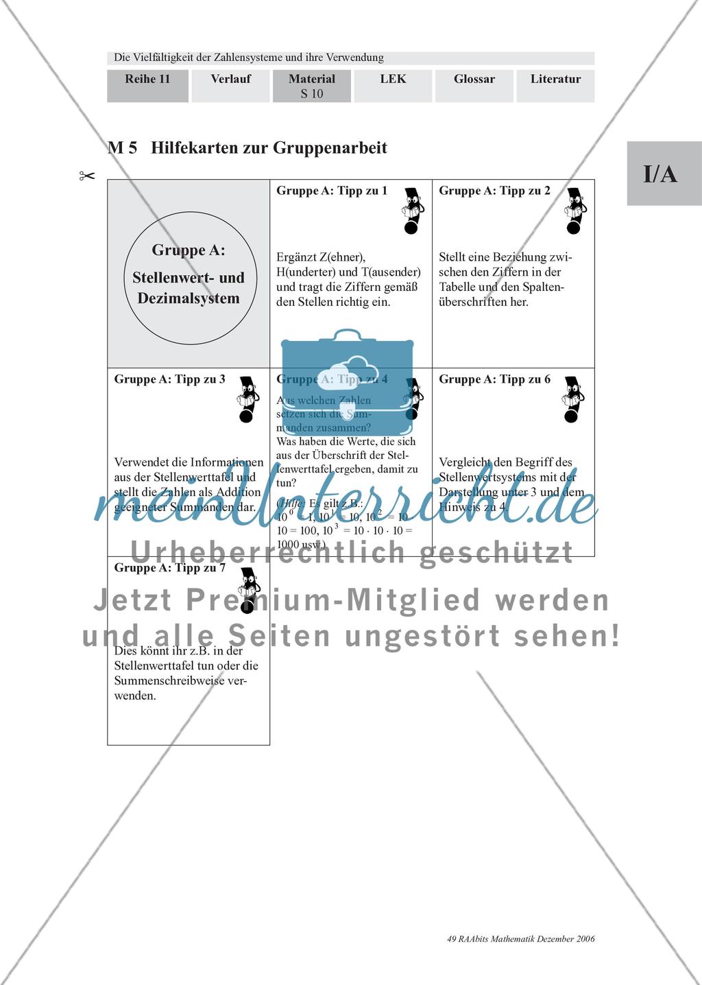Erarbeitung weiterer Zahlensysteme Preview 6