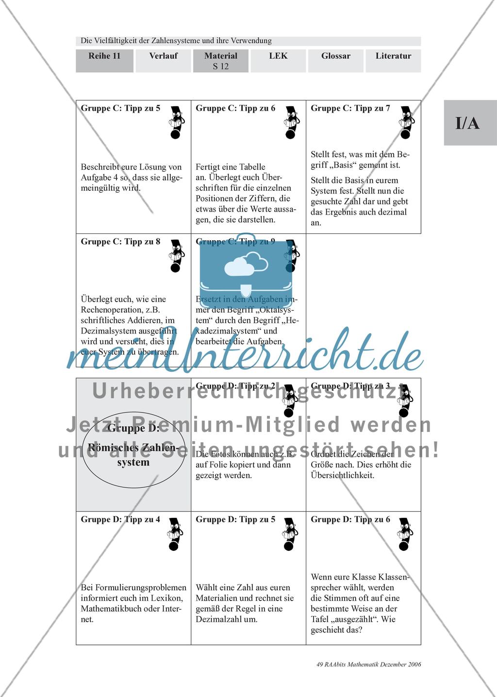 Erarbeitung weiterer Zahlensysteme Preview 8