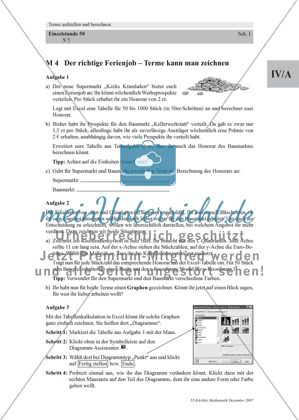 Terme aufstellen und berechnen – eine Einführung mit Ernest Hemingway und Excel Preview 5
