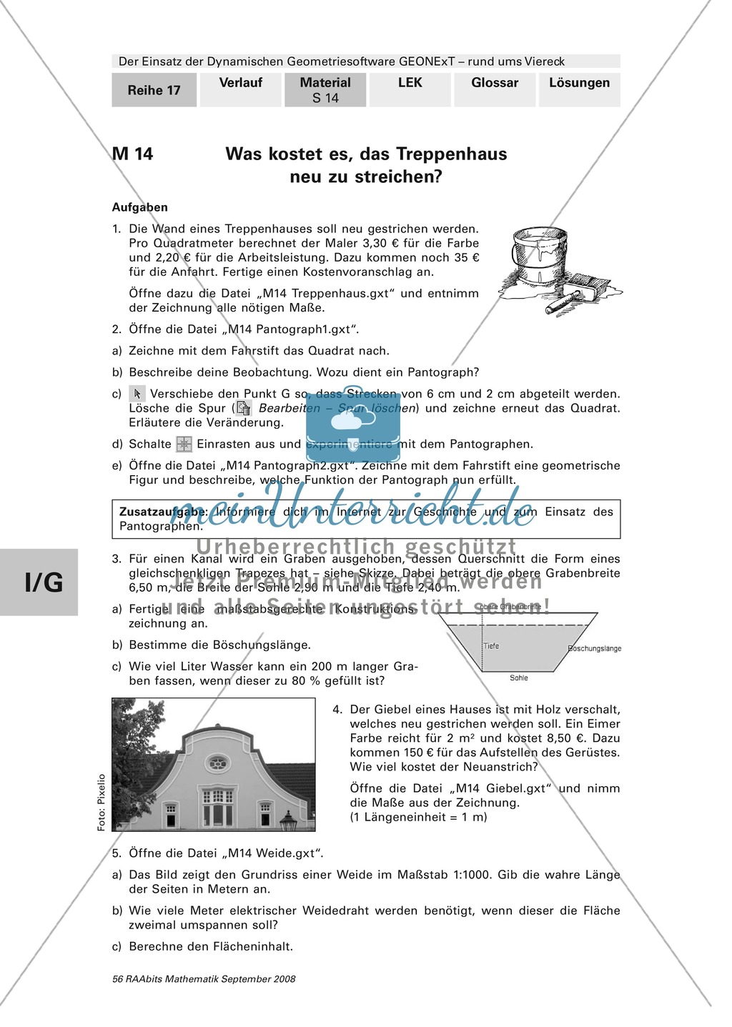 GEONExT: Verschiedene Übungen und Aufgaben zu Vierecken Preview 4
