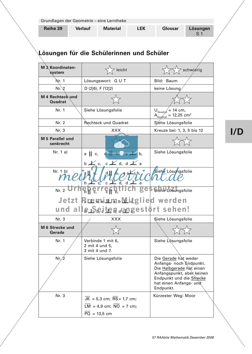 Geometrie: Lerntheke mit Selbsttest und differenzierenden Aufgaben mit Lösungen zum Thema Flächen, Flächeneinheiten und Umfang Preview 20