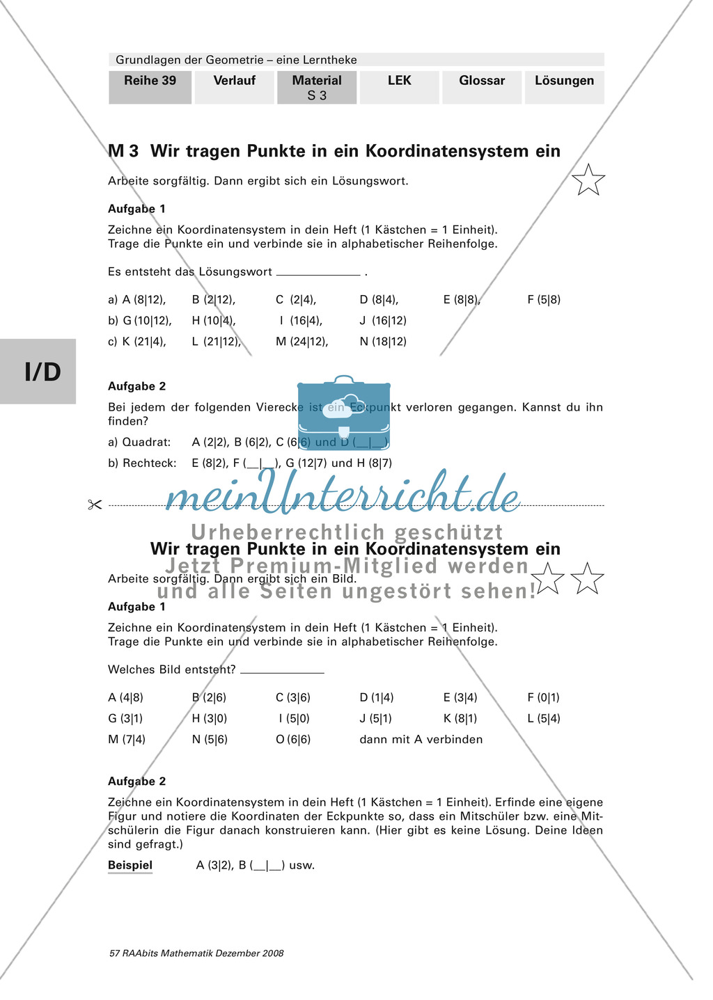 Geometrie: Lerntheke mit Selbsttest und differenzierenden Aufgaben mit Lösungen zum Thema Flächen, Flächeneinheiten und Umfang Preview 3