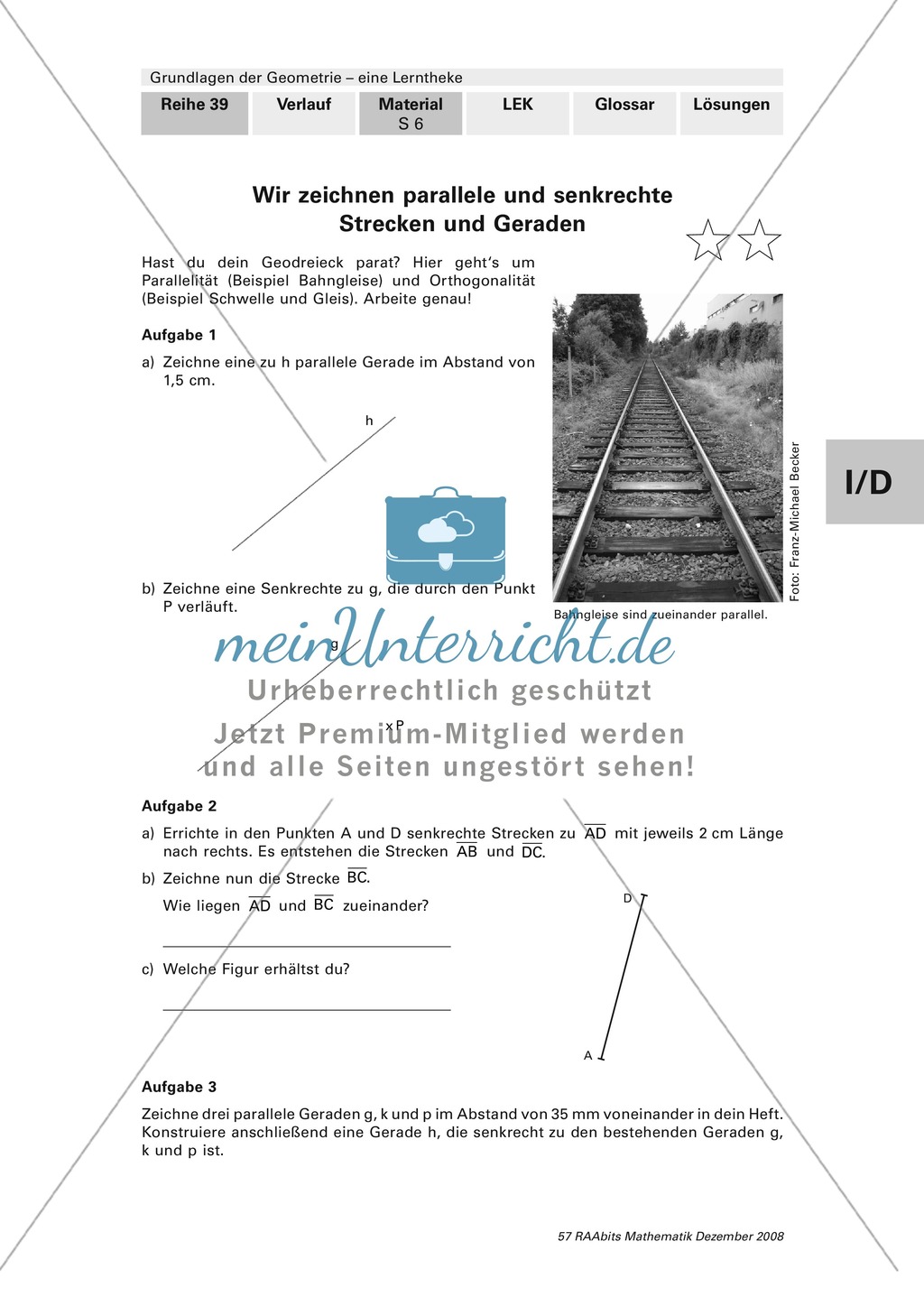 Geometrie: Lerntheke mit Selbsttest und differenzierenden Aufgaben mit Lösungen zum Thema Flächen, Flächeneinheiten und Umfang Preview 6