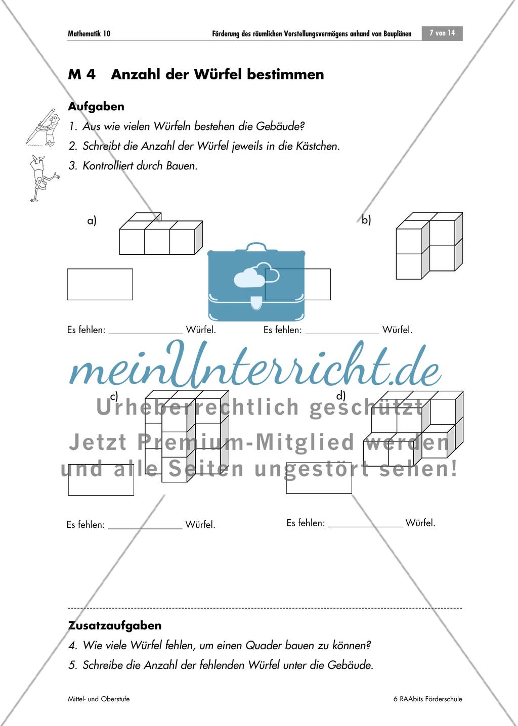 Wir sind Architekten und Baumeister – Förderung des räumlichen Vorstellungsvermögens anhand von Bauplänen Preview 7