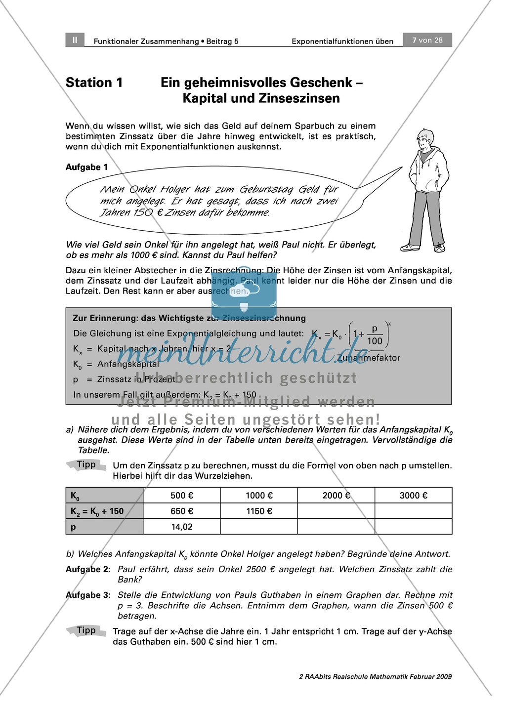 Stationenarbeit: Exponentialfunktionen mit lebensnahen Themen Preview 2