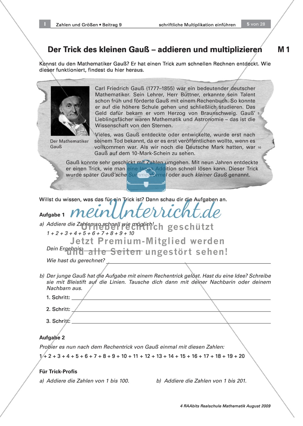 Übungen zur Wiederholun der einfachen Multiplikation Preview 1