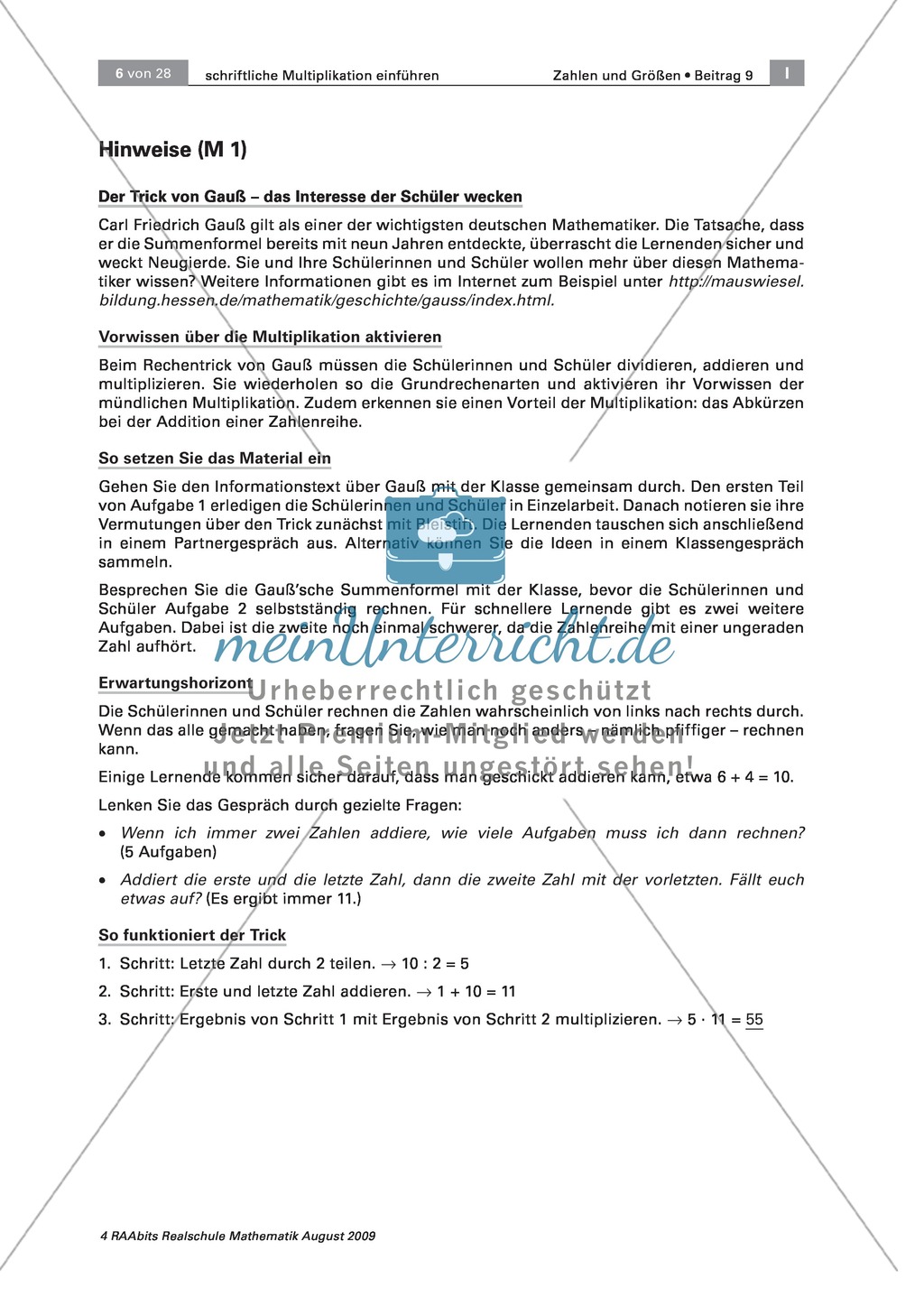 Übungen zur Wiederholun der einfachen Multiplikation Preview 2
