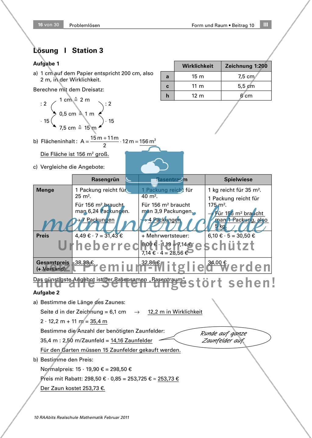 Wir renovieren das Jugendzentrum! – Ein Stationenlauf zum Problemlösen auf drei Niveaus Preview 16