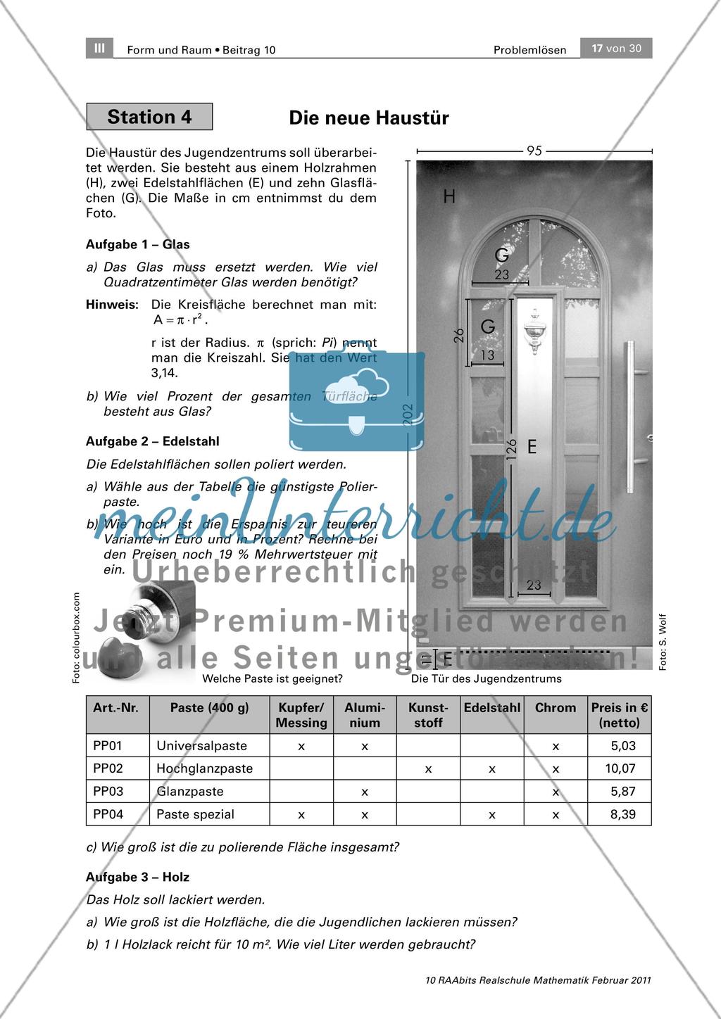 Wir renovieren das Jugendzentrum! – Ein Stationenlauf zum Problemlösen auf drei Niveaus Preview 17