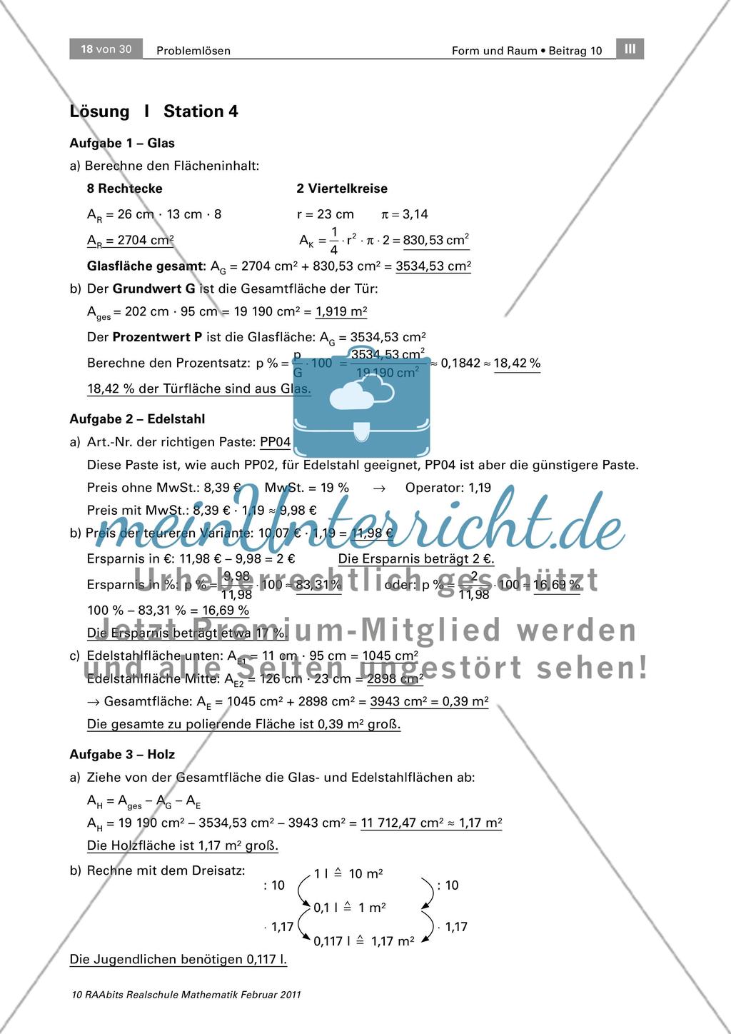Wir renovieren das Jugendzentrum! – Ein Stationenlauf zum Problemlösen auf drei Niveaus Preview 18