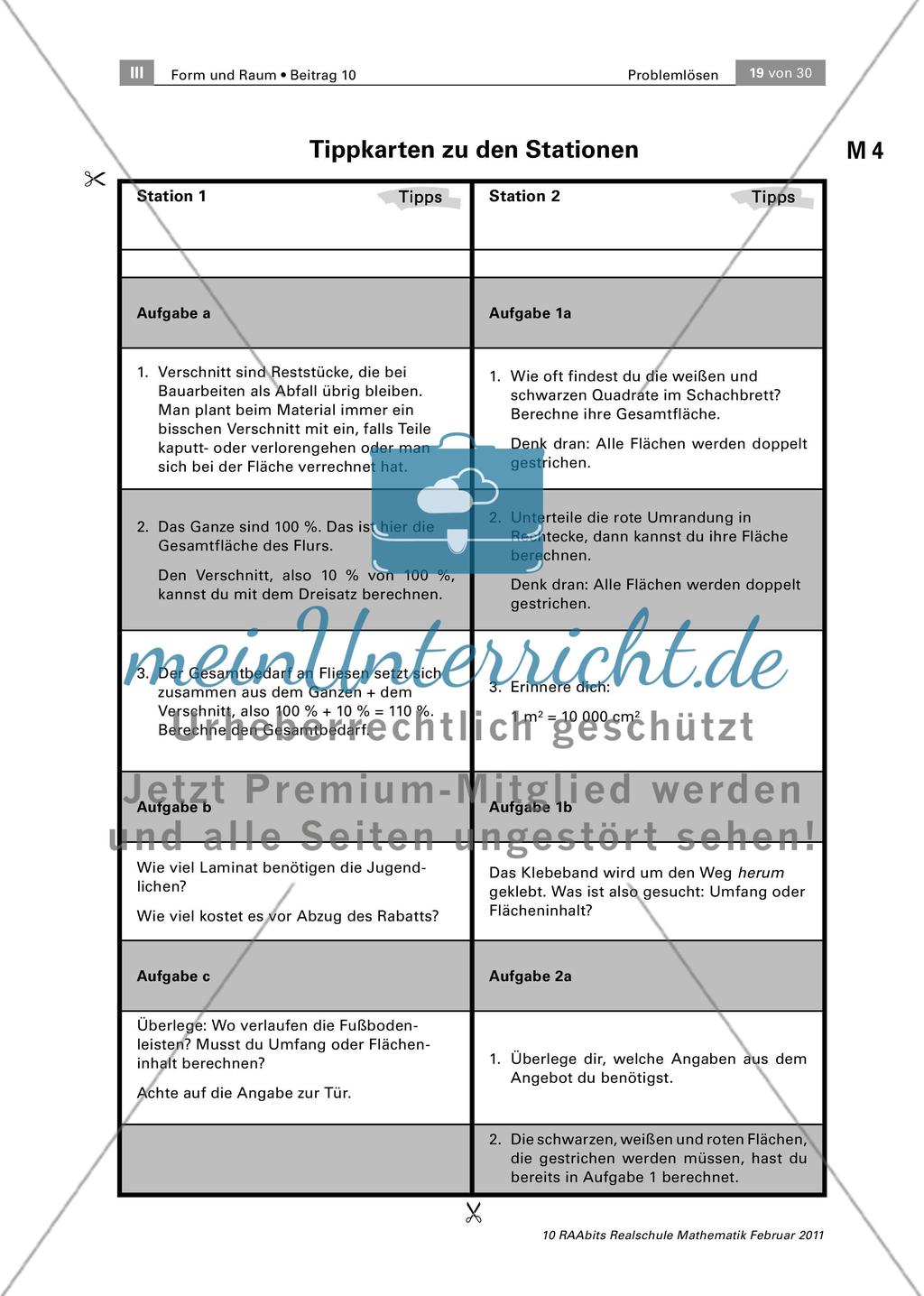 Wir renovieren das Jugendzentrum! – Ein Stationenlauf zum Problemlösen auf drei Niveaus Preview 19