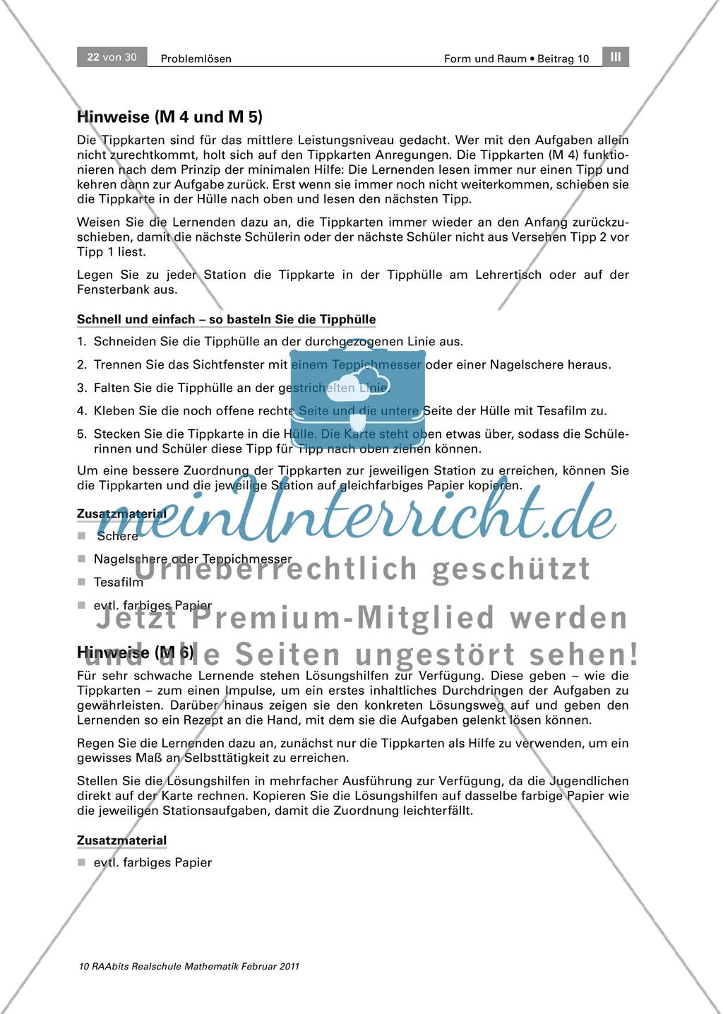 Wir renovieren das Jugendzentrum! – Ein Stationenlauf zum Problemlösen auf drei Niveaus Preview 22