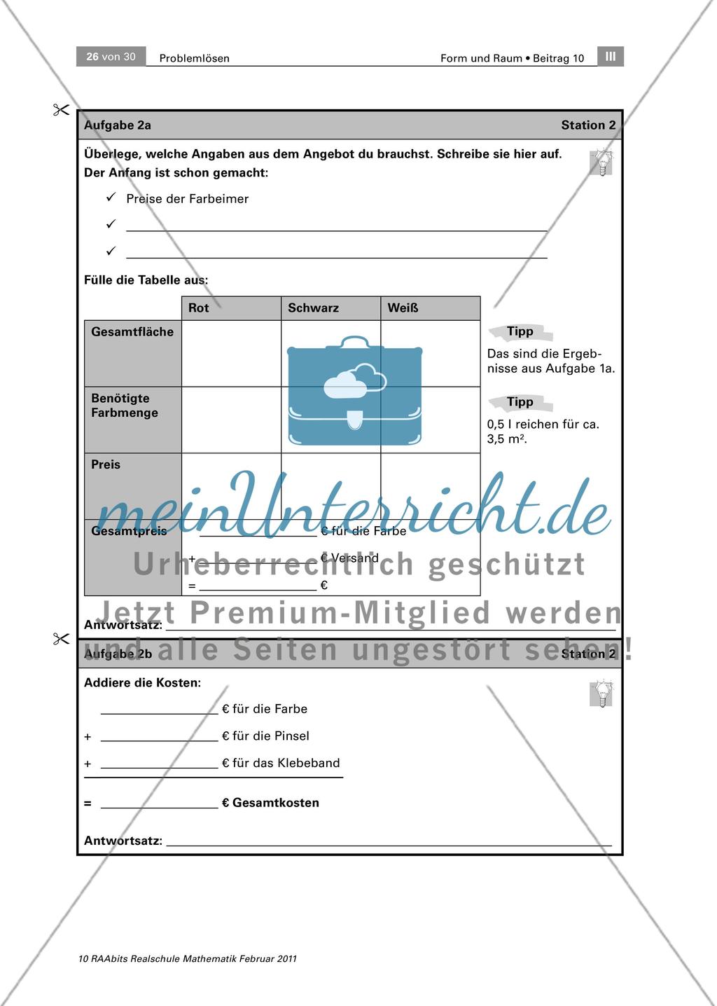 Wir renovieren das Jugendzentrum! – Ein Stationenlauf zum Problemlösen auf drei Niveaus Preview 26