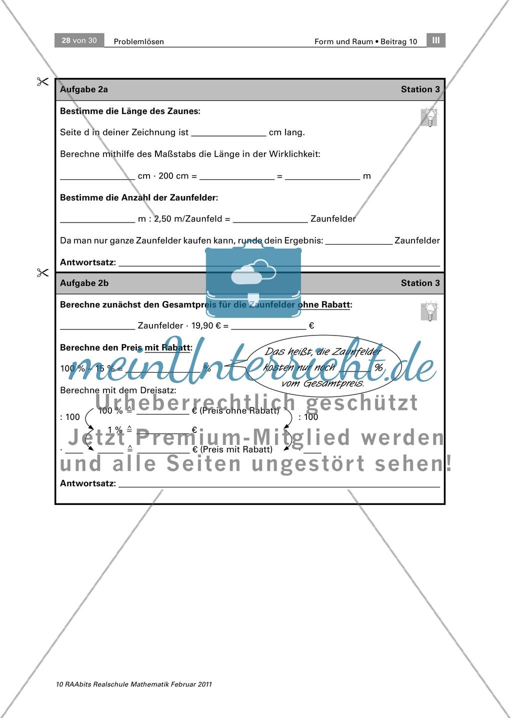 Wir renovieren das Jugendzentrum! – Ein Stationenlauf zum Problemlösen auf drei Niveaus Preview 28