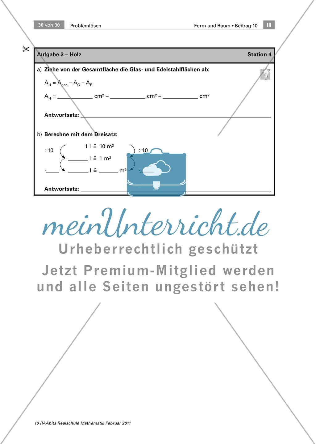 Wir renovieren das Jugendzentrum! – Ein Stationenlauf zum Problemlösen auf drei Niveaus Preview 30