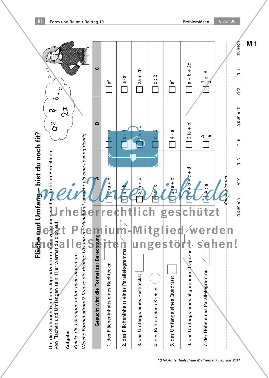 Wir renovieren das Jugendzentrum! – Ein Stationenlauf zum Problemlösen auf drei Niveaus Preview 5