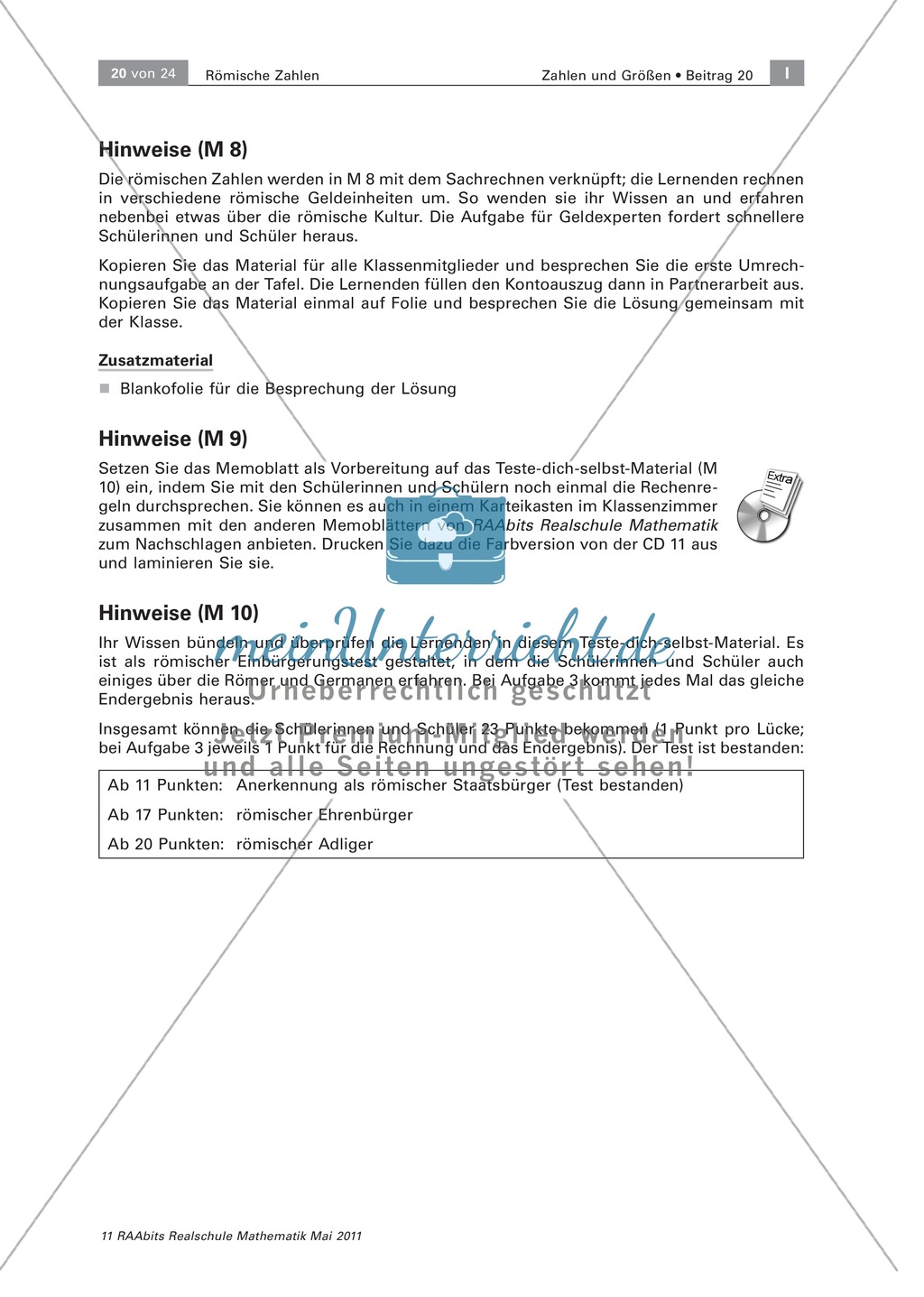 Übungen zum Rechnen mit römischen Zahlen Preview 4