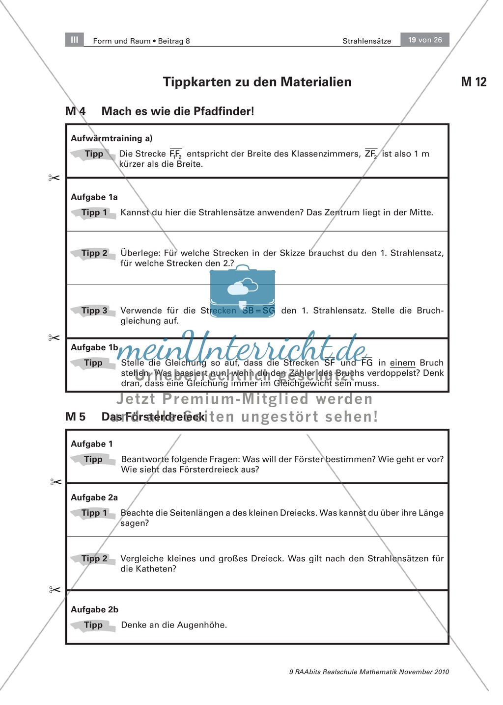 Strahlensätze - Eine anwendungsorientierte Einführung Preview 8