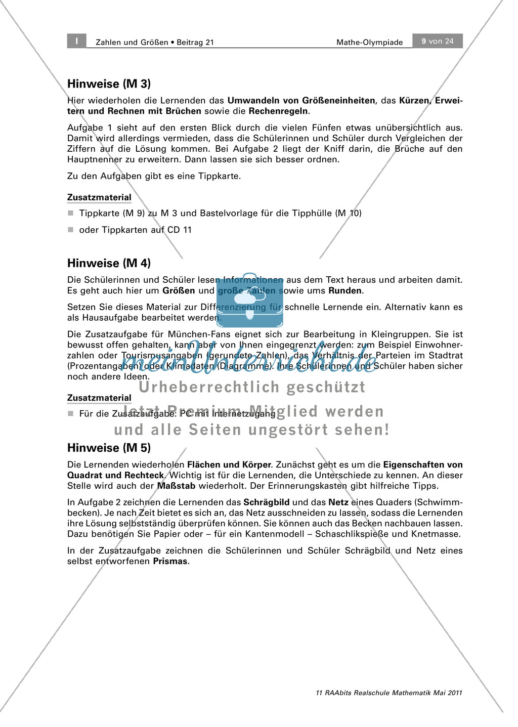 Rechnen mit Maßstab, Flächen und Körpern. Netze und Schrägbilder zeichnen: Wiederholende Übung
