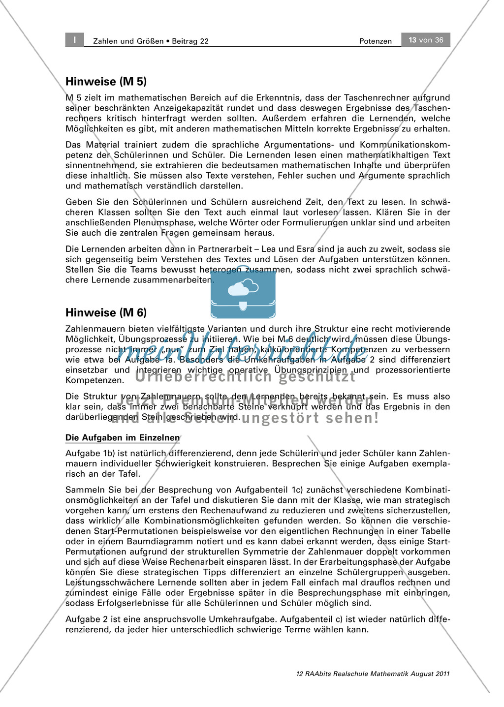 Problemlösekompetenz schulen: Potenzrechnen Preview 2