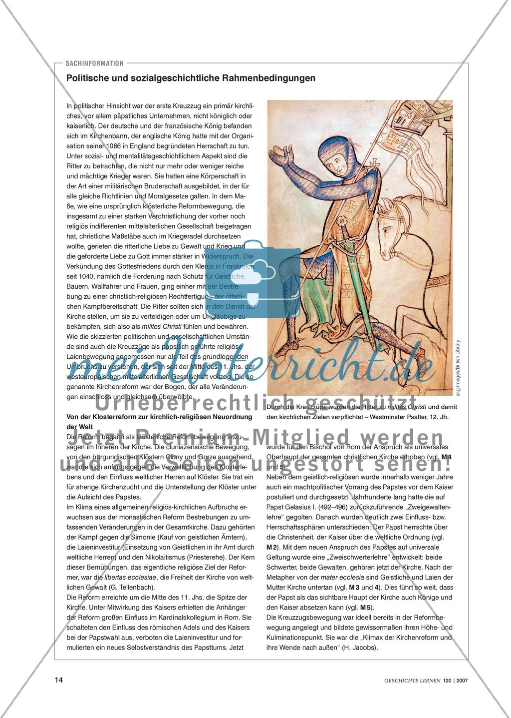 Kirchenreform und Kreuzzug: Eine neue Ordnung von Kirche und Welt im Hochmittelalter Preview 3