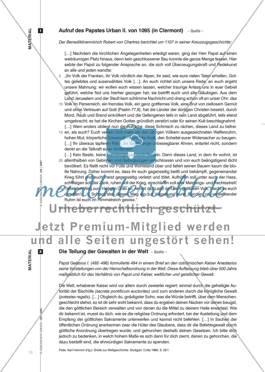 Kirchenreform und Kreuzzug: Eine neue Ordnung von Kirche und Welt im Hochmittelalter Preview 5