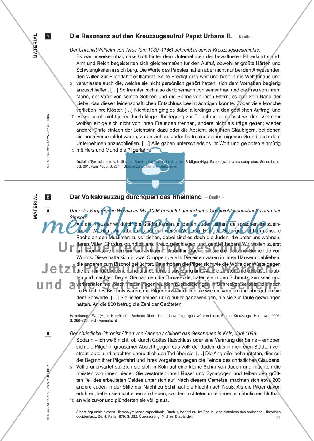 Der Volkskreuzzug von 1096 und die Judenpogrome im Rheinland Preview 3