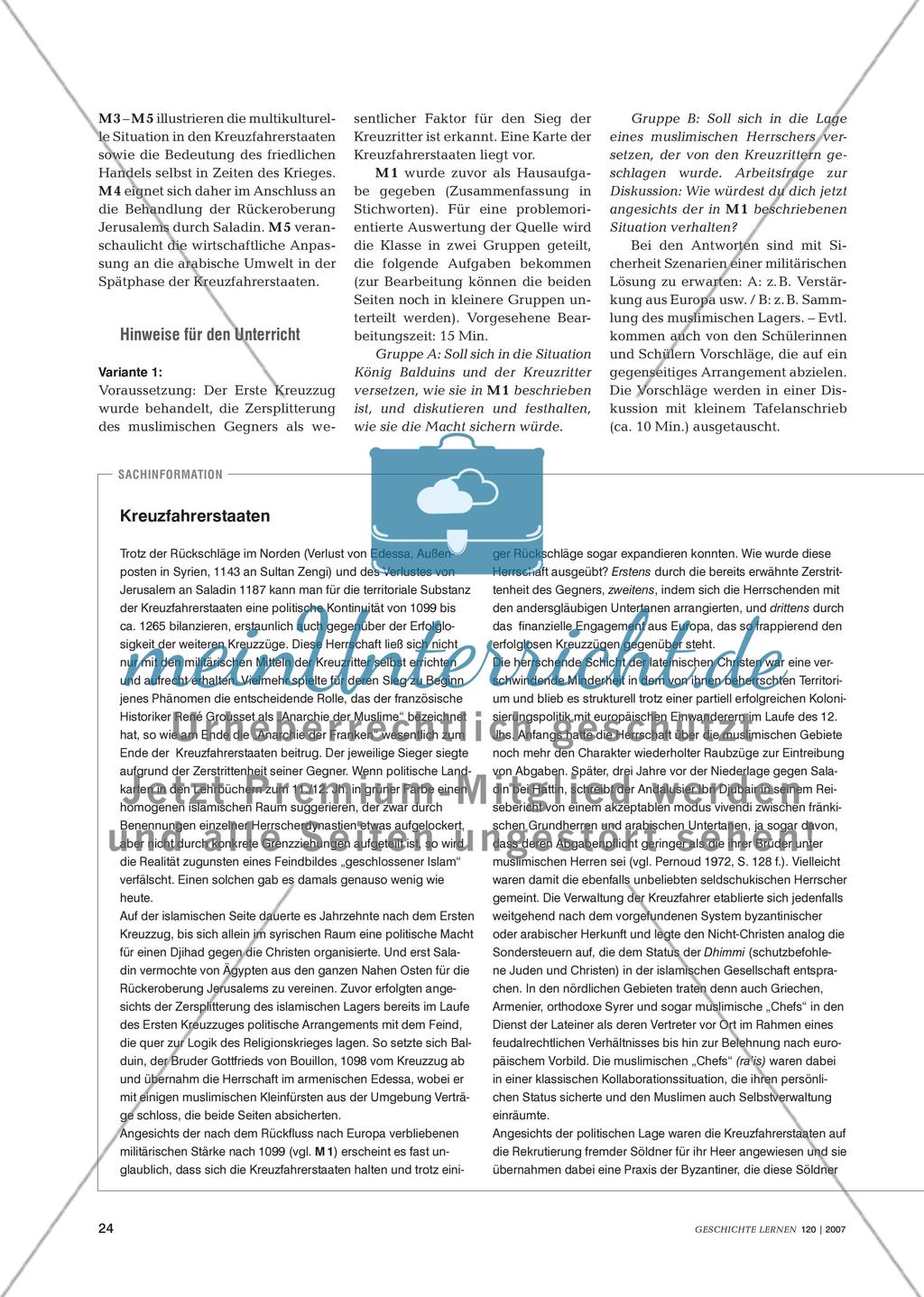 Zwischen Konfrontation und Kooperation: Die Kreuzfahrerstaaten und ihre Umwelt Preview 2
