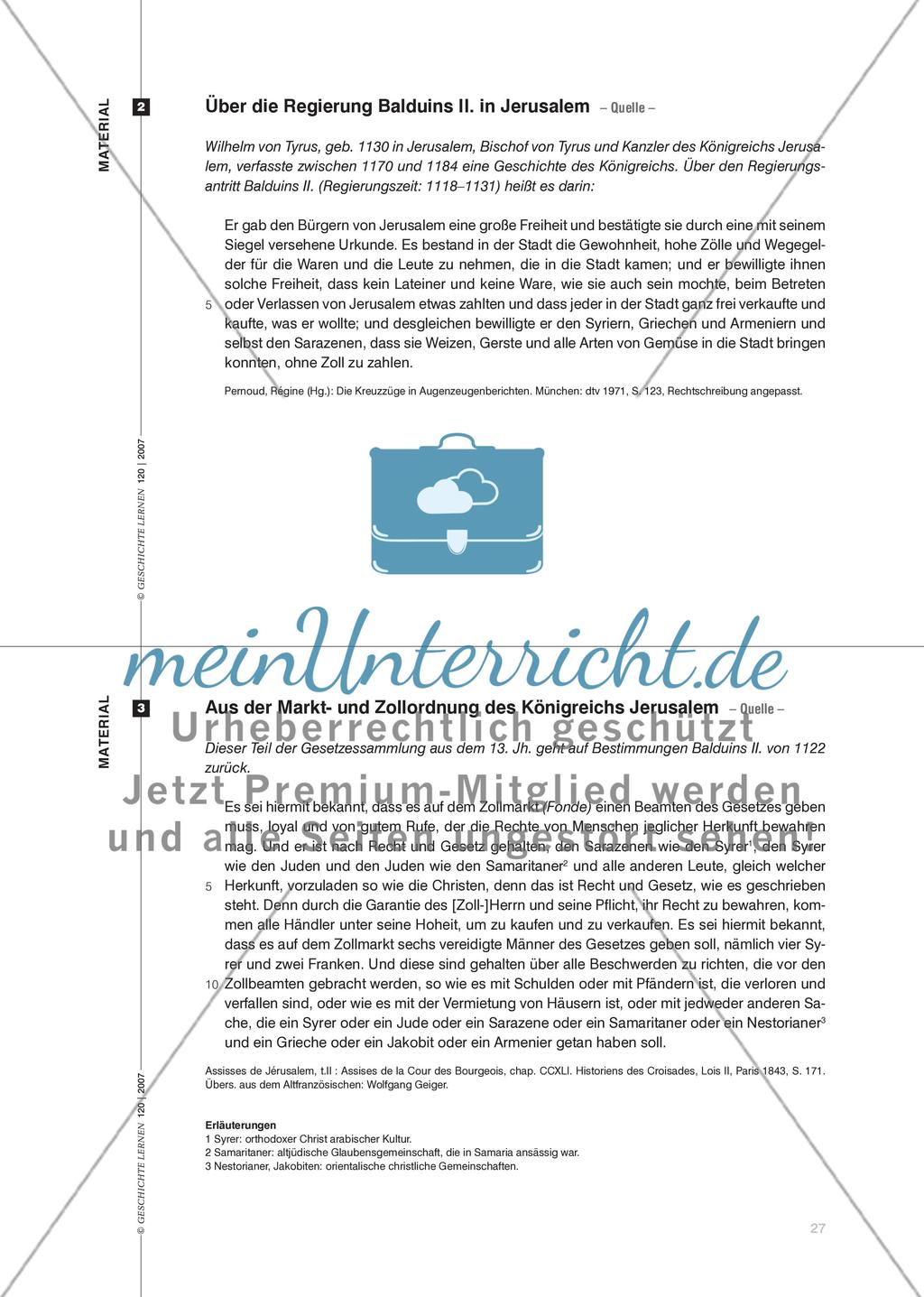 Zwischen Konfrontation und Kooperation: Die Kreuzfahrerstaaten und ihre Umwelt Preview 5