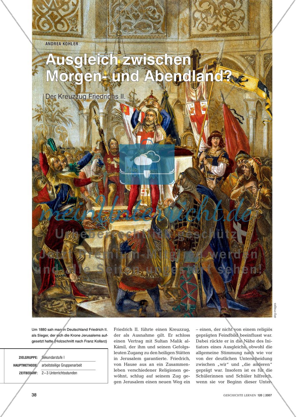 Der Kreuzzug Friedrichs II. als Ausnahmefall Preview 1