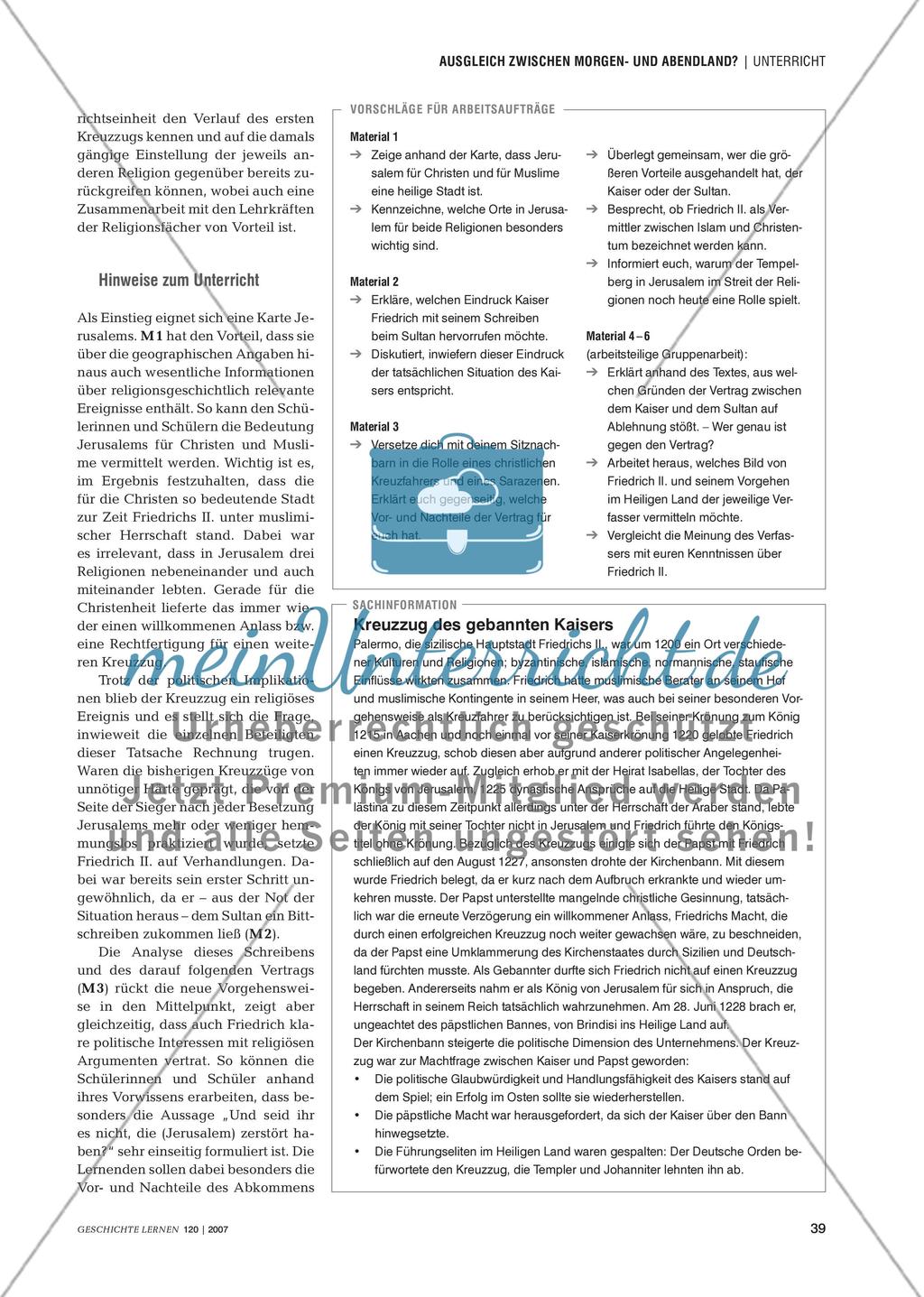 Der Kreuzzug Friedrichs II. als Ausnahmefall Preview 2