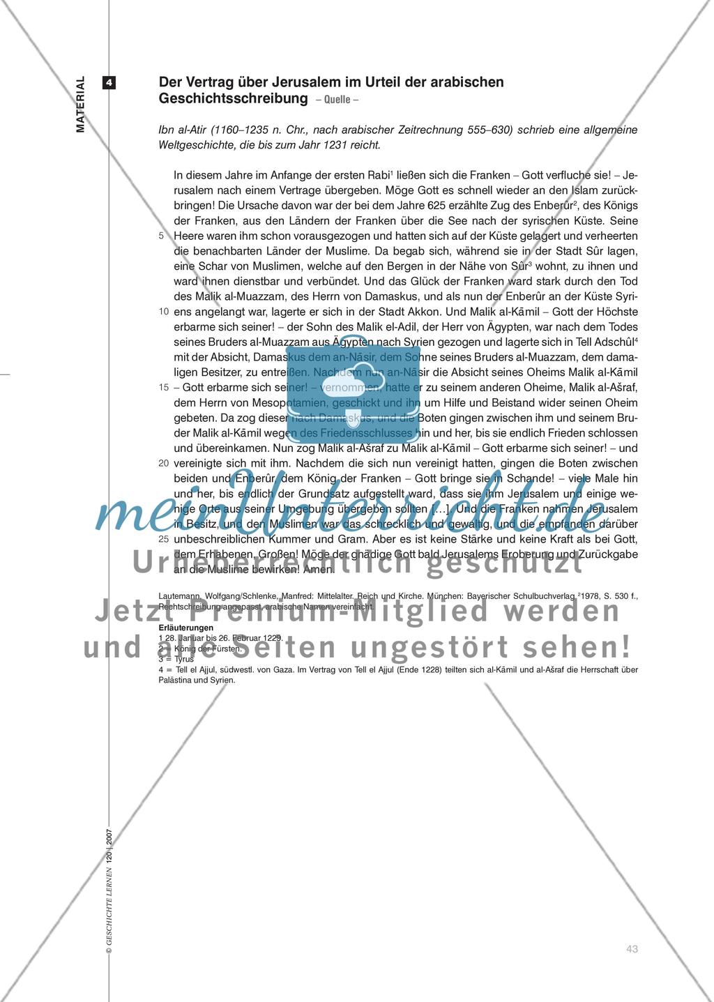 Der Kreuzzug Friedrichs II. als Ausnahmefall Preview 6