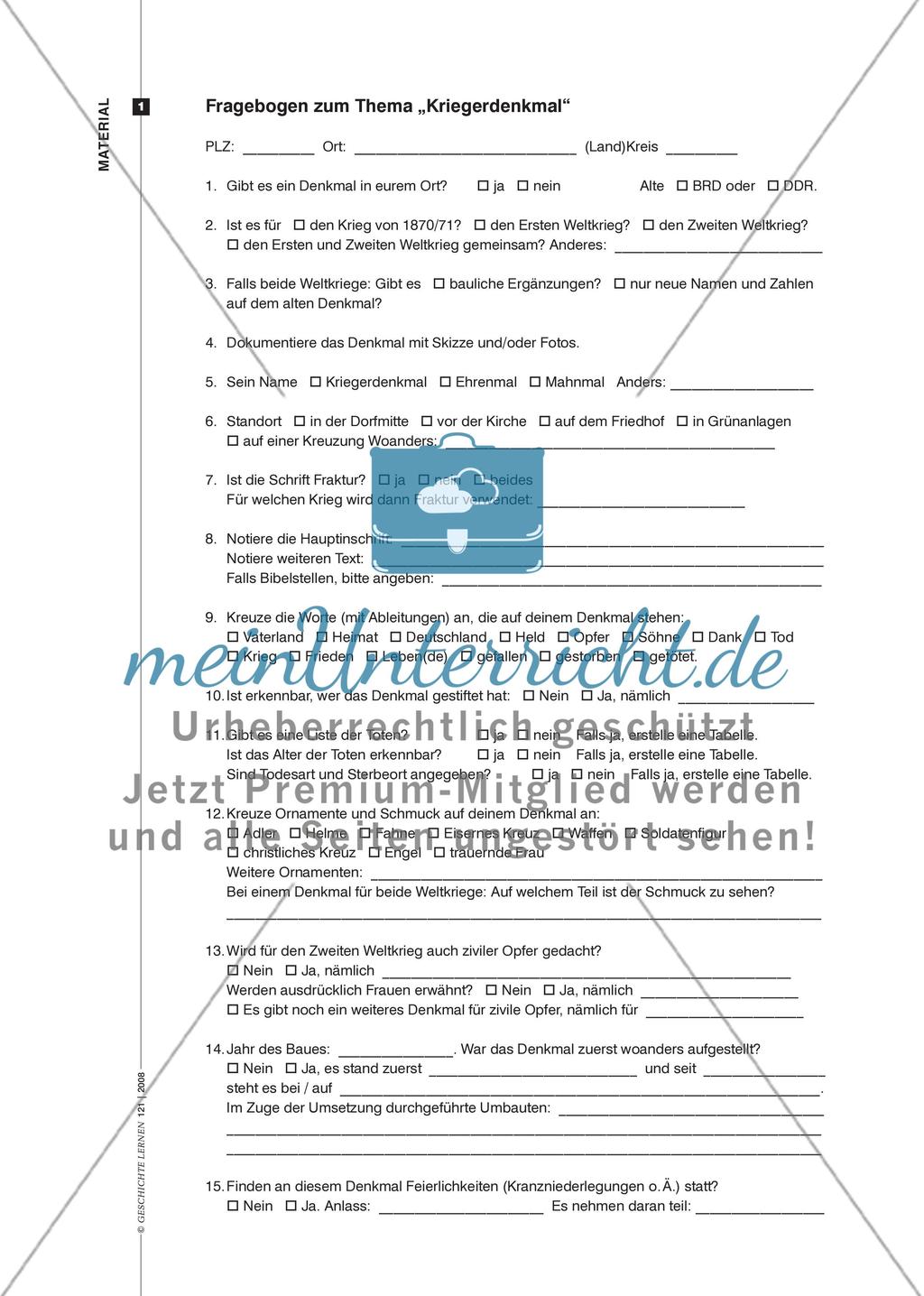 Zwischen Trauer, Heldengedenken und Opfermythen: Kriegerdenkmäler als Orte zwiespältigen Erinnerns Preview 4