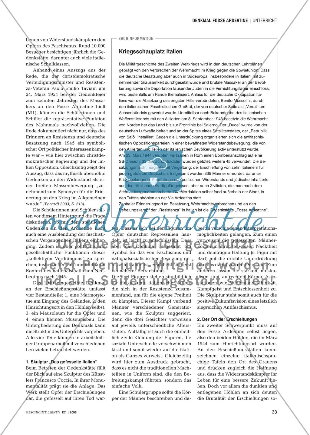 Denkmal Fosse Ardeatine: Erinnerung an deutsche Kriegsverbrechen in Italien Preview 2