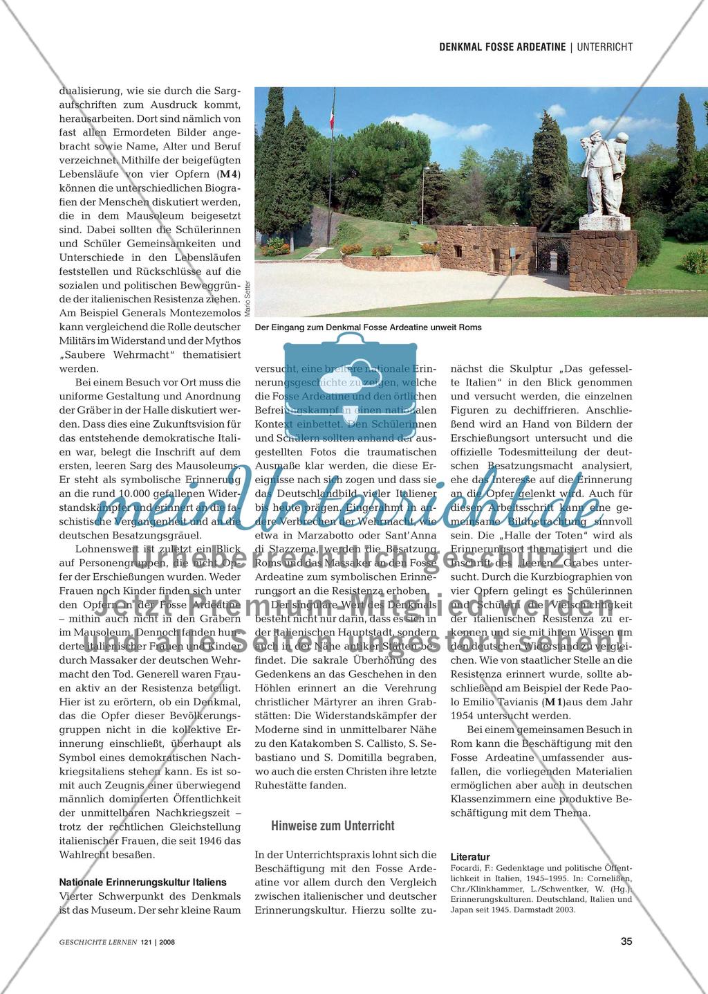 Denkmal Fosse Ardeatine: Erinnerung an deutsche Kriegsverbrechen in Italien Preview 4