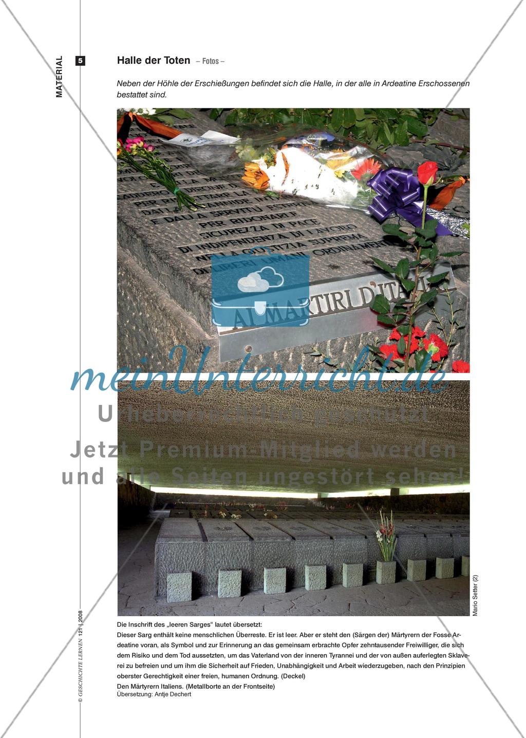 Denkmal Fosse Ardeatine: Erinnerung an deutsche Kriegsverbrechen in Italien Preview 8