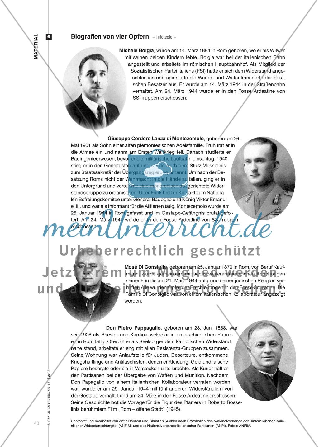 Denkmal Fosse Ardeatine: Erinnerung an deutsche Kriegsverbrechen in Italien Preview 9