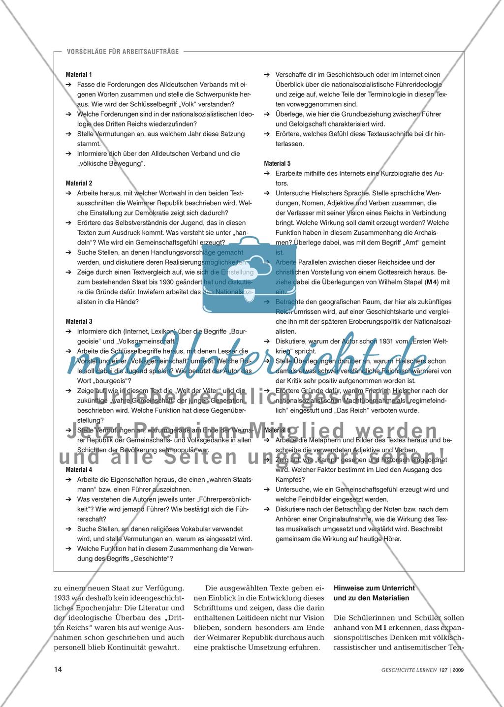 Die Sehnsucht nach Veränderungen: Völkisch-nationales Denken als Wegbereiter des „Dritten Reichs“ Preview 3