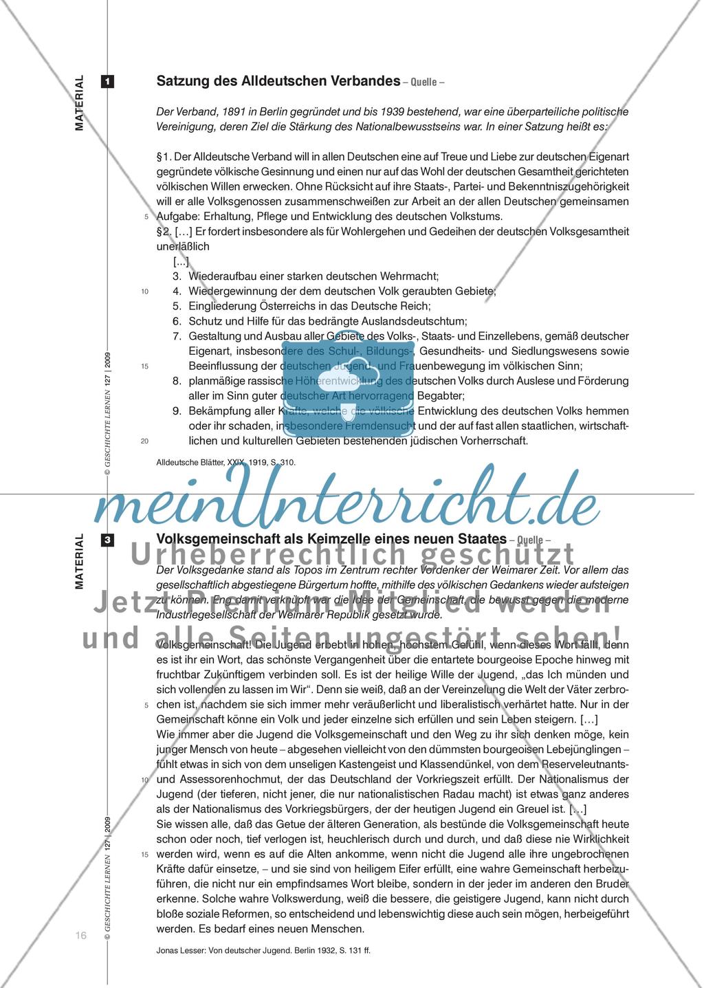 Die Sehnsucht nach Veränderungen: Völkisch-nationales Denken als Wegbereiter des „Dritten Reichs“ Preview 5