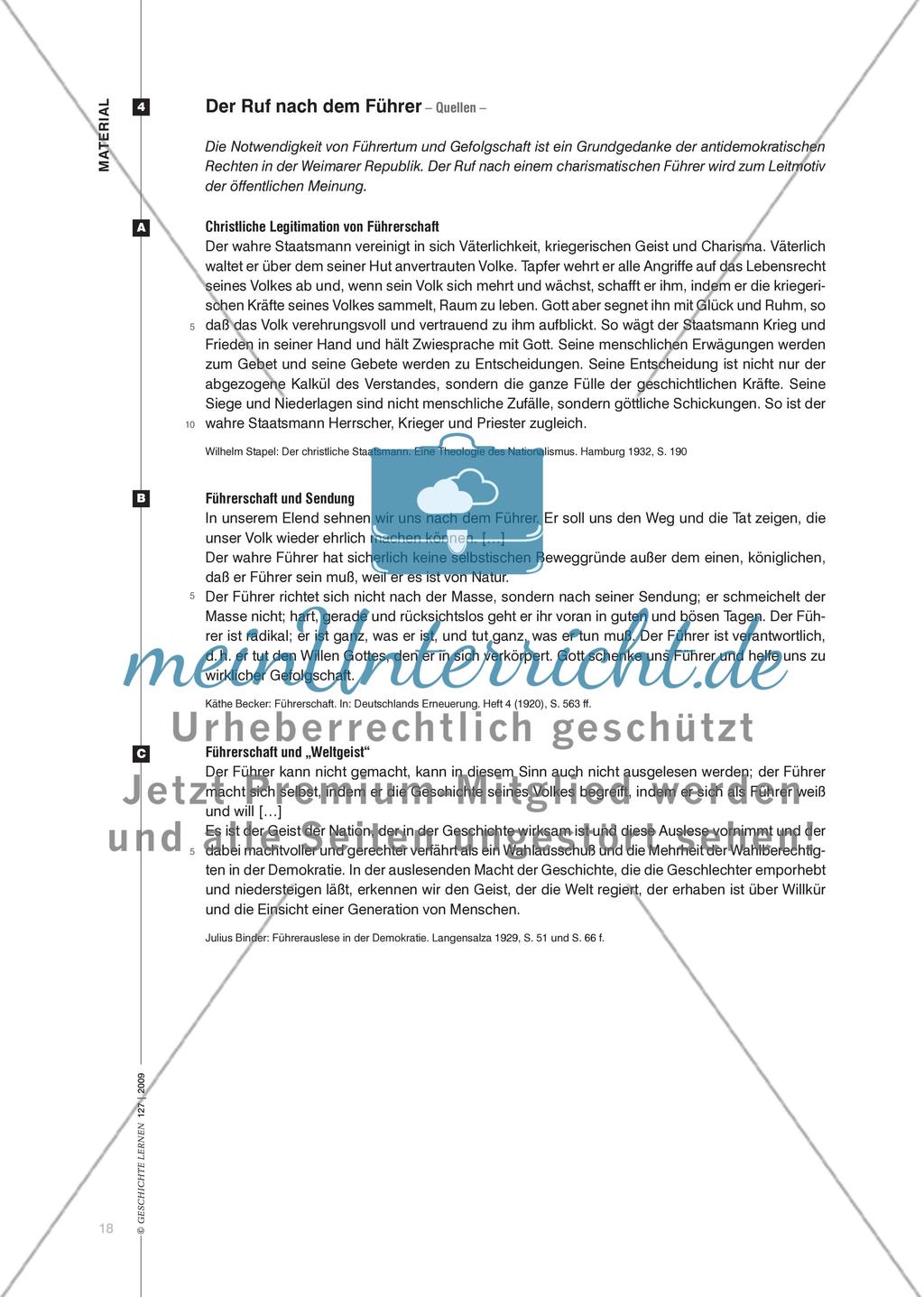 Die Sehnsucht nach Veränderungen: Völkisch-nationales Denken als Wegbereiter des „Dritten Reichs“ Preview 7