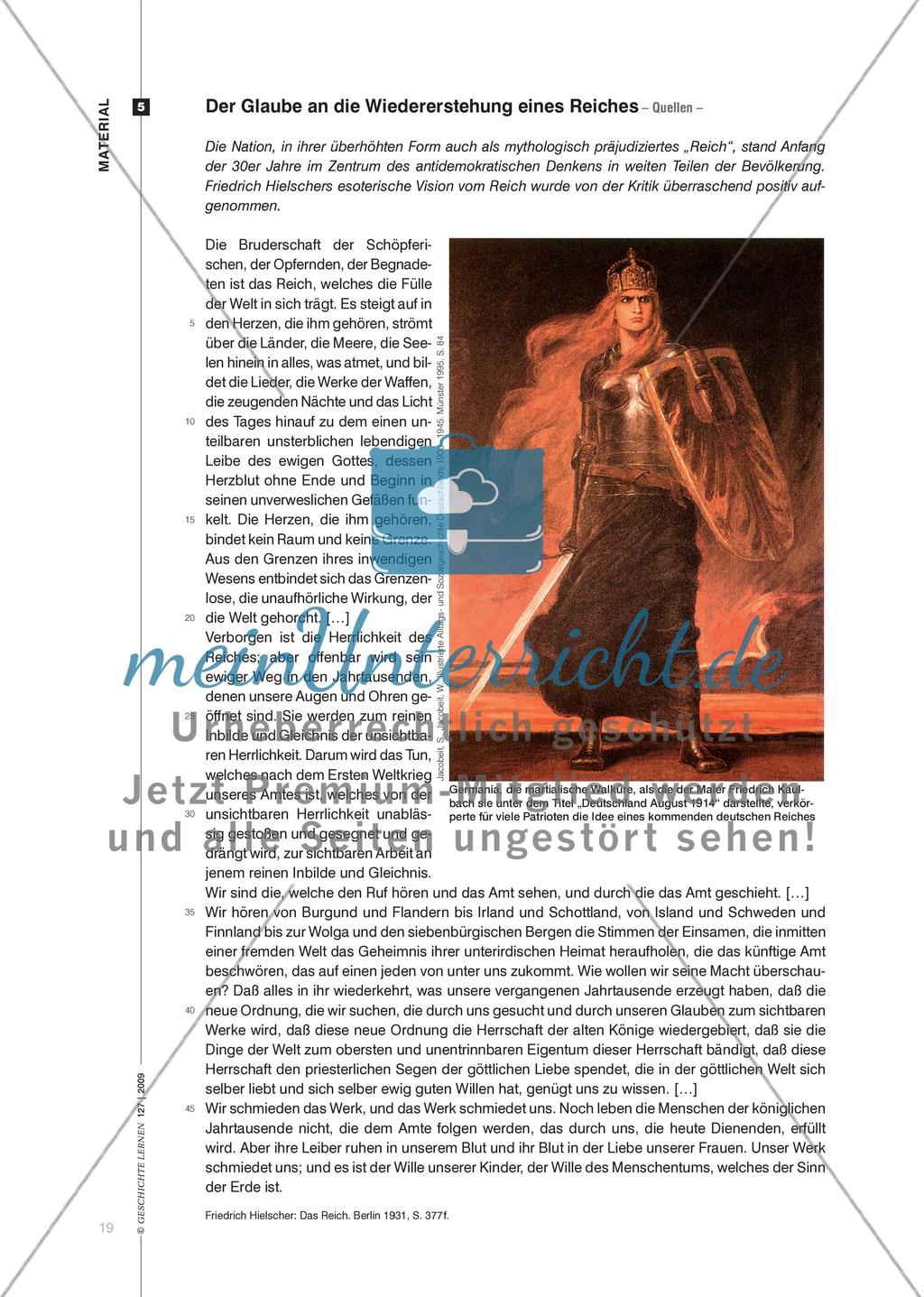 Die Sehnsucht nach Veränderungen: Völkisch-nationales Denken als Wegbereiter des „Dritten Reichs“ Preview 8